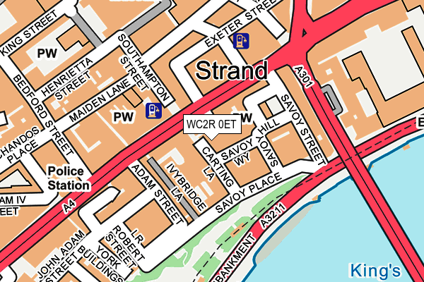 WC2R 0ET map - OS OpenMap – Local (Ordnance Survey)