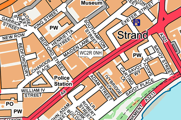 WC2R 0NH map - OS OpenMap – Local (Ordnance Survey)