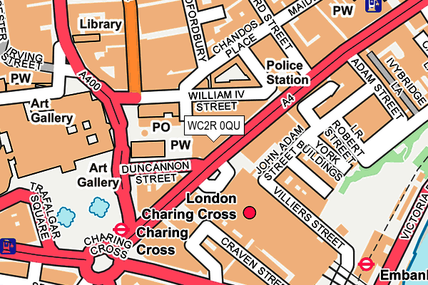 WC2R 0QU map - OS OpenMap – Local (Ordnance Survey)