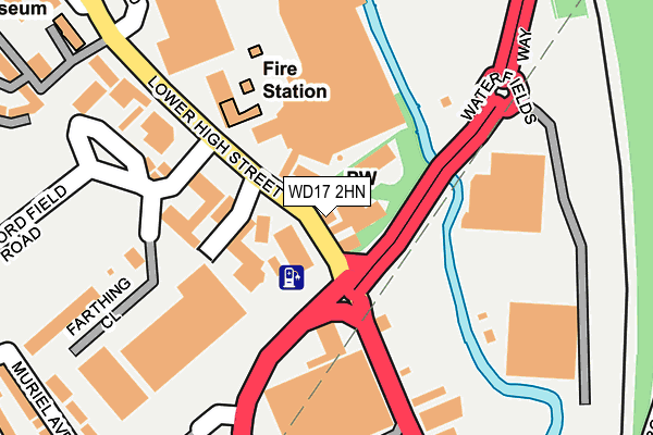 WD17 2HN map - OS OpenMap – Local (Ordnance Survey)
