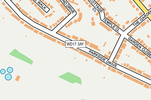 WD17 3AY map - OS OpenMap – Local (Ordnance Survey)