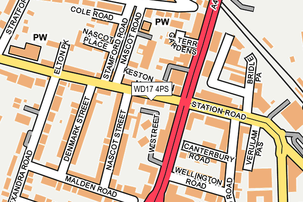 Map of GOLDTECH SERVICES (GS) LIMITED at local scale