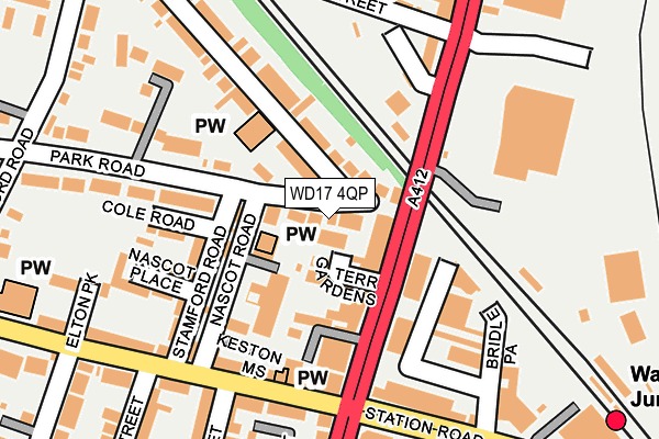 WD17 4QP map - OS OpenMap – Local (Ordnance Survey)