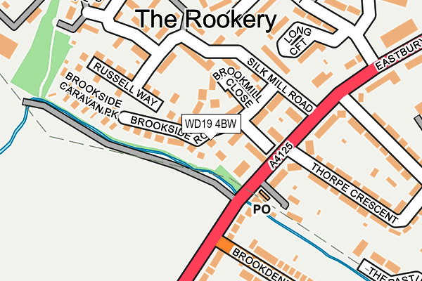Map of OXHEY CONSULTING LTD at local scale