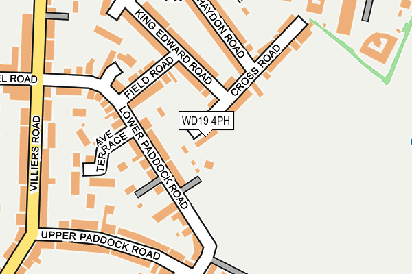 WD19 4PH map - OS OpenMap – Local (Ordnance Survey)