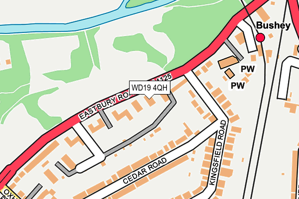 WD19 4QH map - OS OpenMap – Local (Ordnance Survey)
