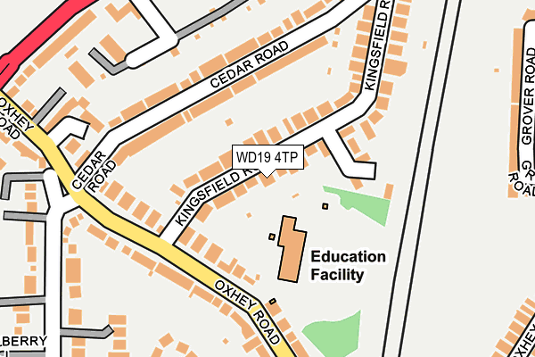 Map of HELEN EXLEY CREATIVE LIMITED at local scale