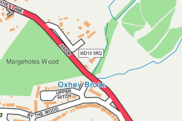 WD19 5RQ map - OS OpenMap – Local (Ordnance Survey)