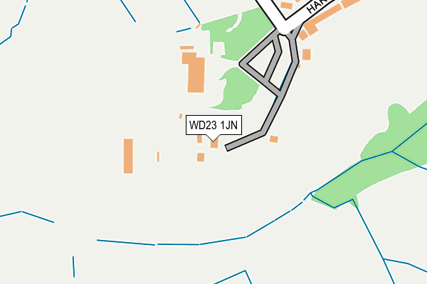 WD23 1JN map - OS OpenMap – Local (Ordnance Survey)