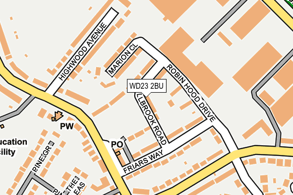 Map of ZODIAC FIVE CONSULTING LIMITED at local scale