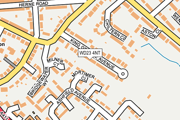 Map of KATIE WEBB PHYSIOTHERAPY LTD at local scale