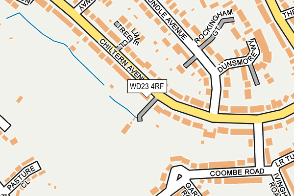 WD23 4RF map - OS OpenMap – Local (Ordnance Survey)