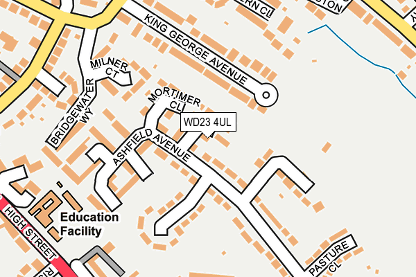 WD23 4UL map - OS OpenMap – Local (Ordnance Survey)