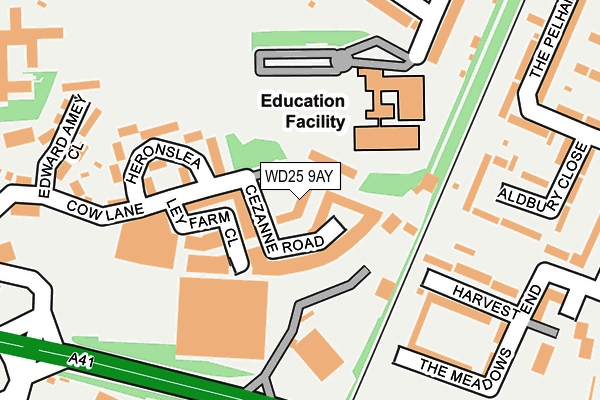 Map of DIRECT PUBLISHING SERVICES LTD at local scale