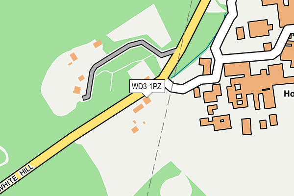 WD3 1PZ map - OS OpenMap – Local (Ordnance Survey)