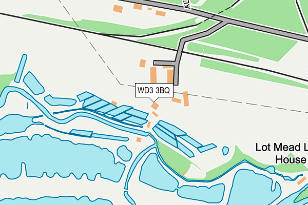 WD3 3BQ map - OS OpenMap – Local (Ordnance Survey)