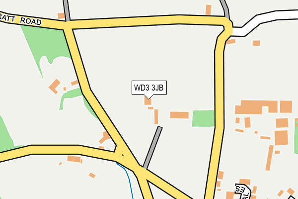 WD3 3JB map - OS OpenMap – Local (Ordnance Survey)