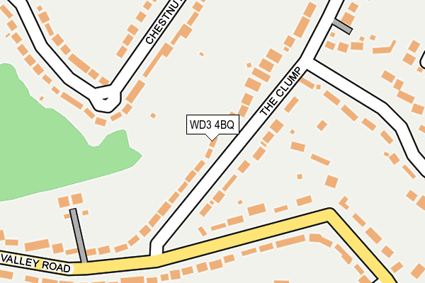 WD3 4BQ map - OS OpenMap – Local (Ordnance Survey)
