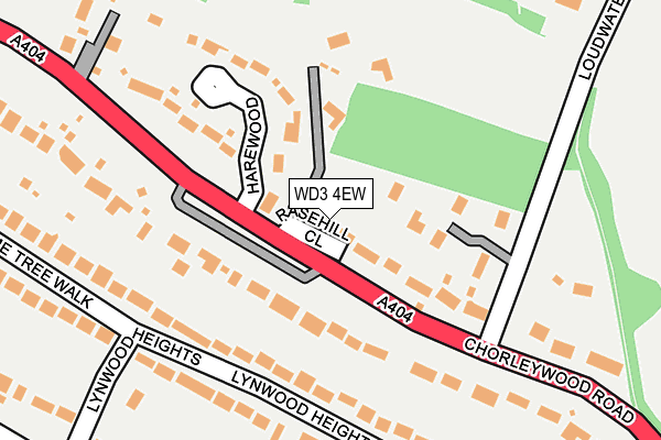 Map of SOUTHALL STORAGE LTD at local scale