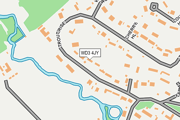 WD3 4JY map - OS OpenMap – Local (Ordnance Survey)