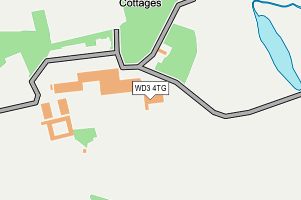 WD3 4TG map - OS OpenMap – Local (Ordnance Survey)