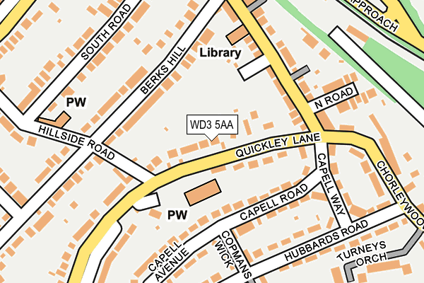 Map of LANDRAY LEGAL LTD at local scale