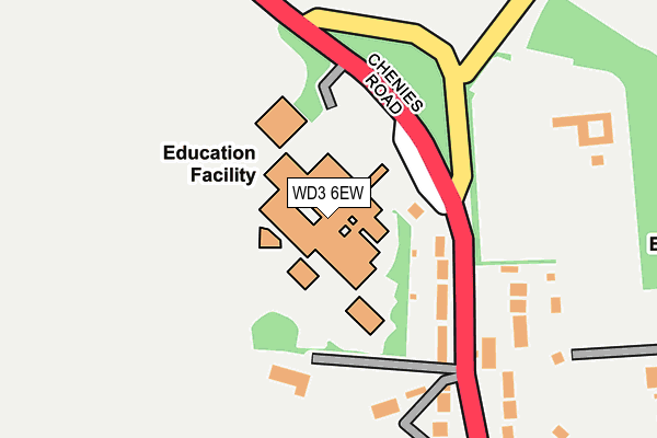 Map of DANES EDUCATIONAL TRUST TRADING LIMITED at local scale