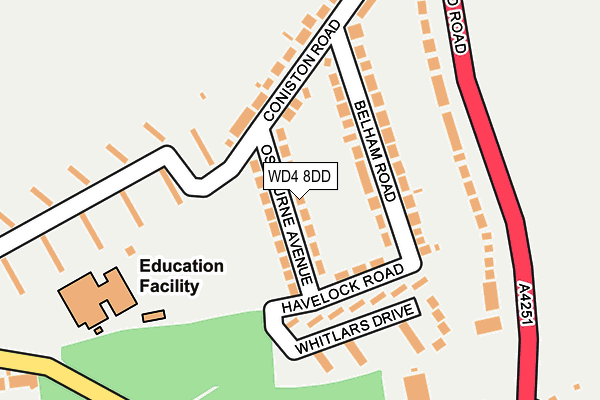 Map of JIE SEARCH LTD at local scale