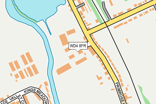WD4 8FR map - OS OpenMap – Local (Ordnance Survey)