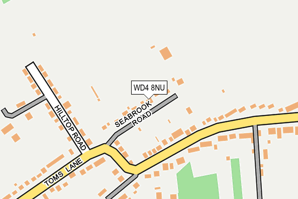 WD4 8NU map - OS OpenMap – Local (Ordnance Survey)