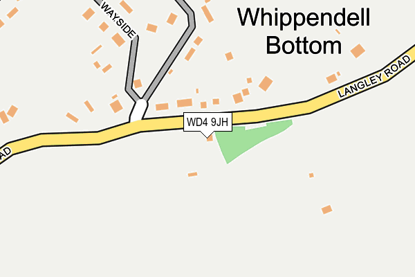 WD4 9JH map - OS OpenMap – Local (Ordnance Survey)