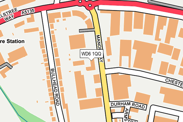 Map of 25 BELSIZE CRESCENT LIMITED at local scale