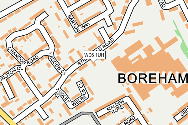 WD6 1UH map - OS OpenMap – Local (Ordnance Survey)