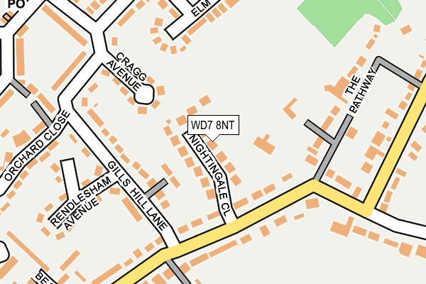 Map of D. KORN (LONDON) LIMITED at local scale