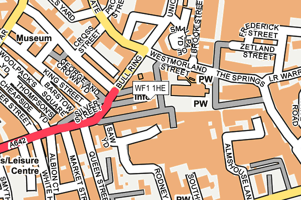 WF1 1HE map - OS OpenMap – Local (Ordnance Survey)