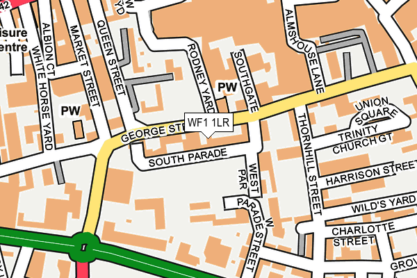 Map of CENTRAL AVENUE FUNCTION BAND LTD at local scale