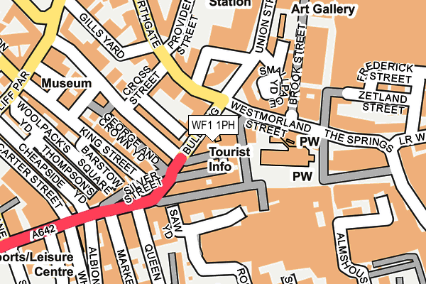 WF1 1PH map - OS OpenMap – Local (Ordnance Survey)