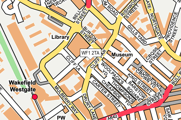 Map of WESTCLIFFE LANDINGS LTD at local scale