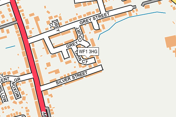 WF1 3HG map - OS OpenMap – Local (Ordnance Survey)