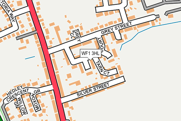 WF1 3HL map - OS OpenMap – Local (Ordnance Survey)