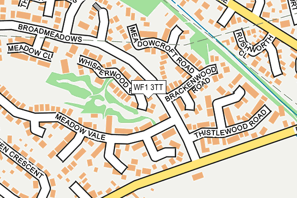WF1 3TT map - OS OpenMap – Local (Ordnance Survey)