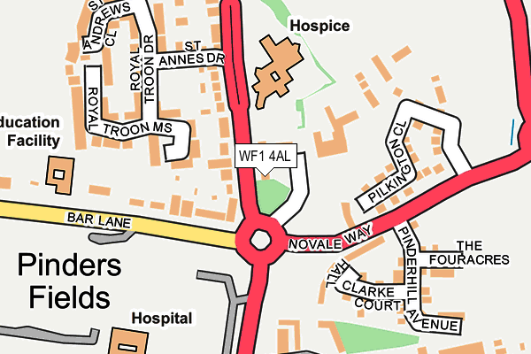 Map of BESPOKE PHOTOGRAPHIC SERVICES LIMITED at local scale