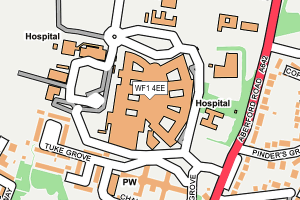 WF1 4EE map - OS OpenMap – Local (Ordnance Survey)