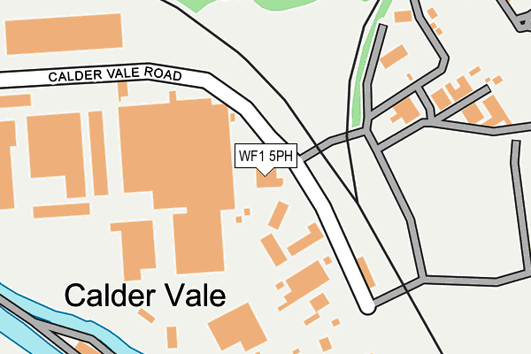 WF1 5PH map - OS OpenMap – Local (Ordnance Survey)