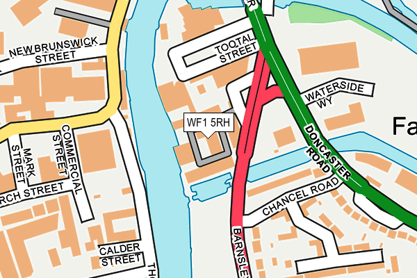 WF1 5RH map - OS OpenMap – Local (Ordnance Survey)