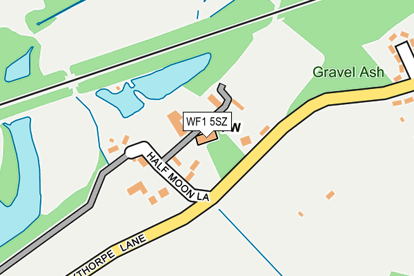 WF1 5SZ map - OS OpenMap – Local (Ordnance Survey)