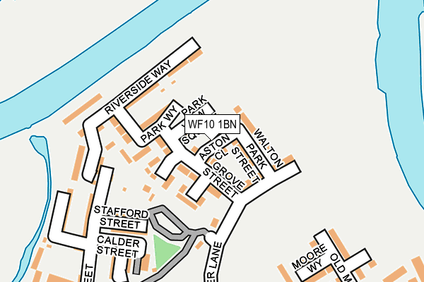 WF10 1BN map - OS OpenMap – Local (Ordnance Survey)
