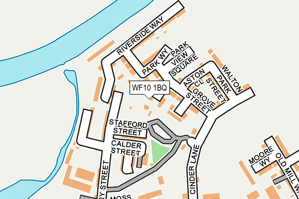 WF10 1BQ map - OS OpenMap – Local (Ordnance Survey)