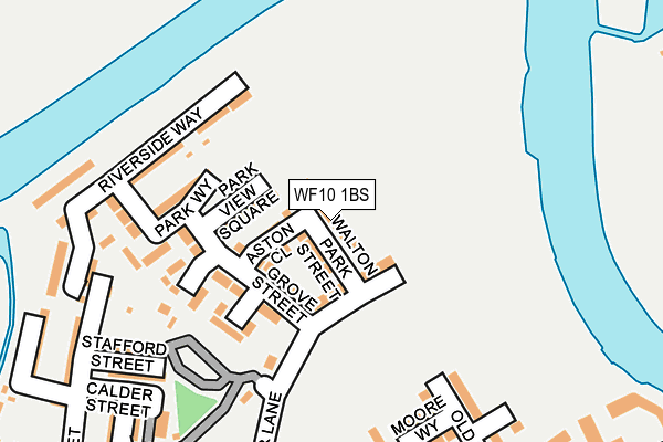 WF10 1BS map - OS OpenMap – Local (Ordnance Survey)