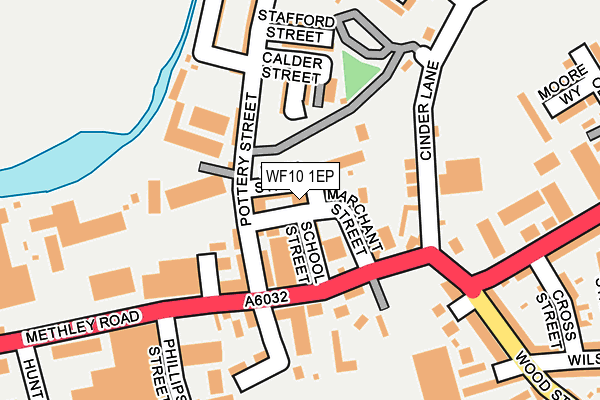 WF10 1EP map - OS OpenMap – Local (Ordnance Survey)